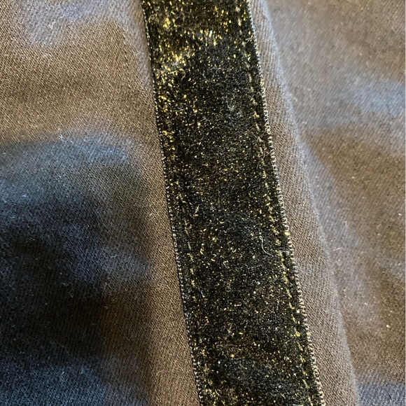 “FRAME” Le High Straight Glitter Stripe Jeans - Picture 15 of 16